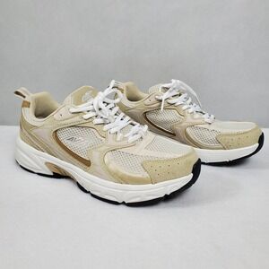 Avia 4800 Women's Beige Mesh Suede Athletic Sneakers Shoes Size 8.5